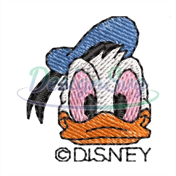 disney-donald-duck-face-embroidery