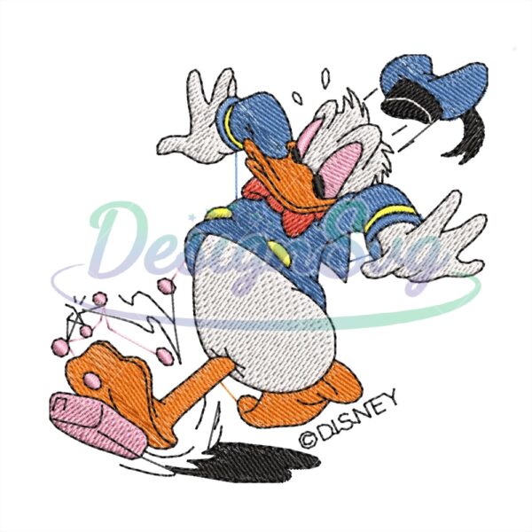 slipping-duck-donald-embroidery