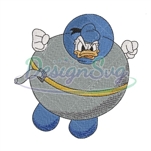 inflated-balloon-donald-duck-embroidery
