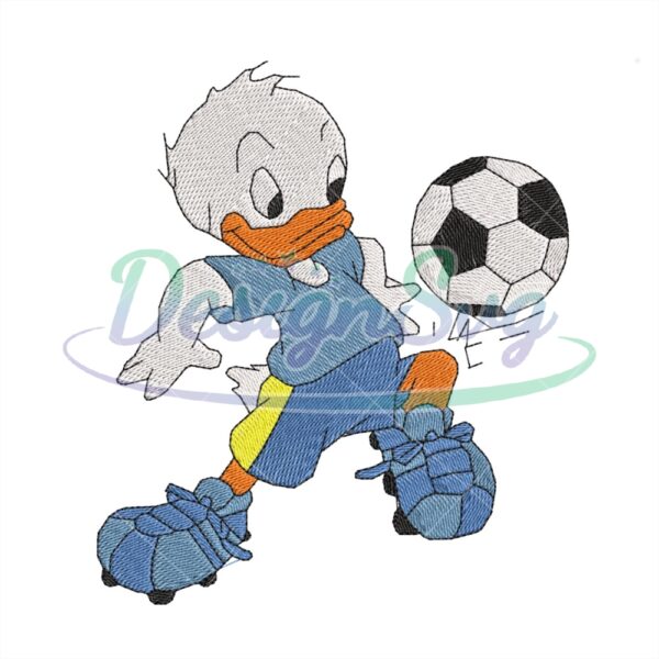 dewey-duck-football-embroidery
