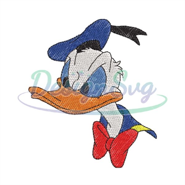 donald-duck-angry-face-embroidery