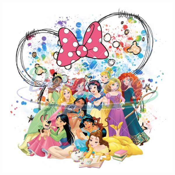 minnie-rainbow-head-disney-princesses-png