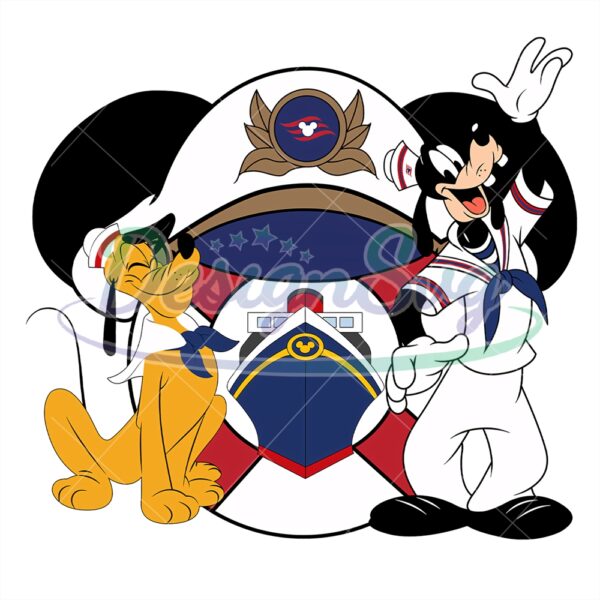 sailor-dog-goofy-and-pluto-cruise-line-png