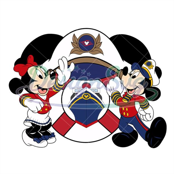 mickey-minnie-captain-mouse-cruise-line-png