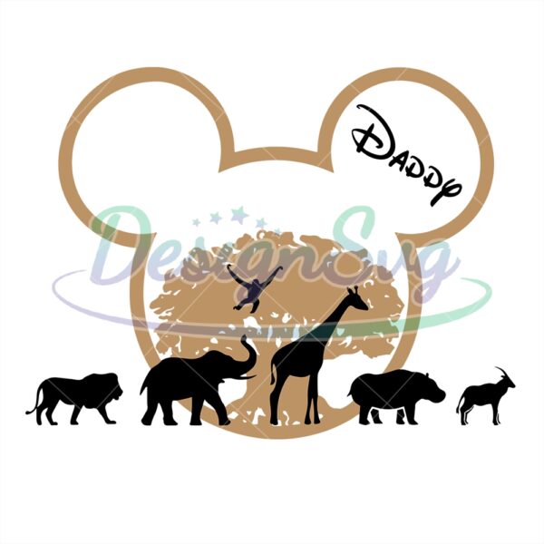 daddy-mickey-animal-kingdom-svg