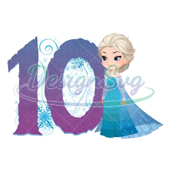 frozen-princess-elsa-happy-10th-birthday-png