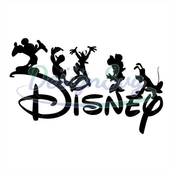 disney-mickey-and-friends-silhouette-svg