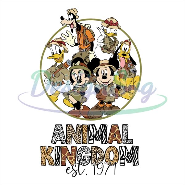 mickey-friends-wild-animal-kingdom-est-1971-png