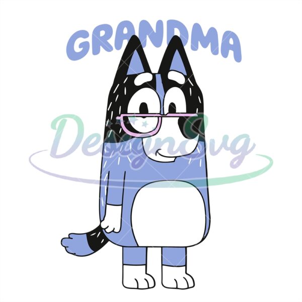 bluey-grandma-nana-heeler-svg