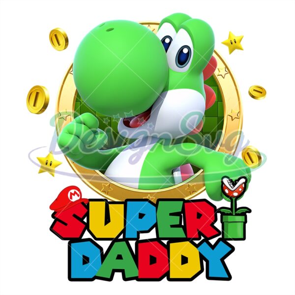 super-daddy-yoshi-mario-bros-png