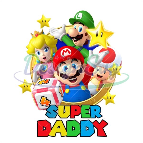 super-daddy-mario-bros-stars-png