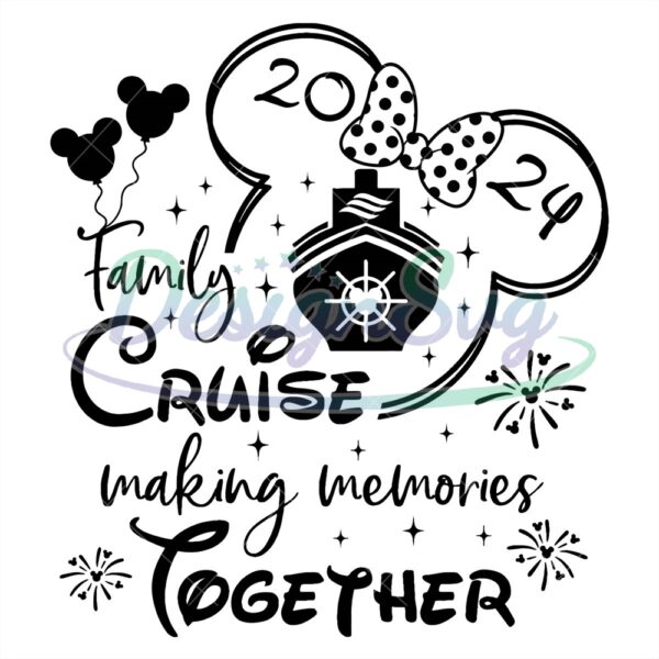 minnie-mouse-family-cruise-ship-2024-svg