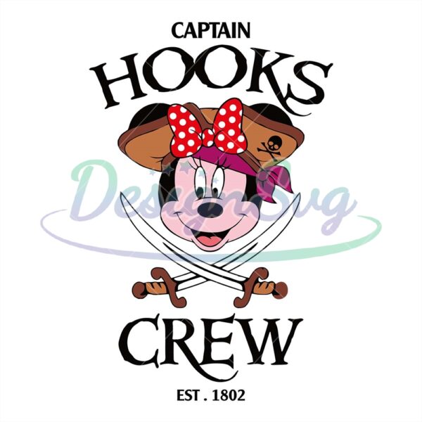 minnie-head-captain-hooks-crew-est-1802-svg