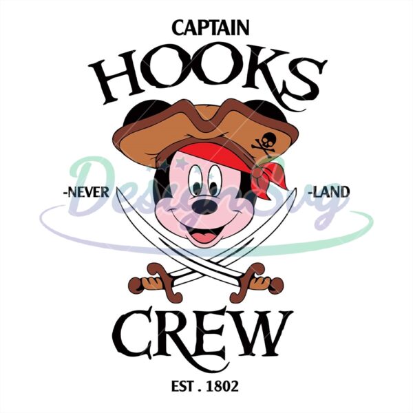 mickey-head-captain-hooks-crew-est-1802-svg