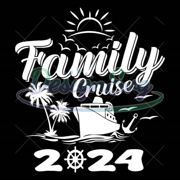 family-cruise-ship-disney-2024-svg