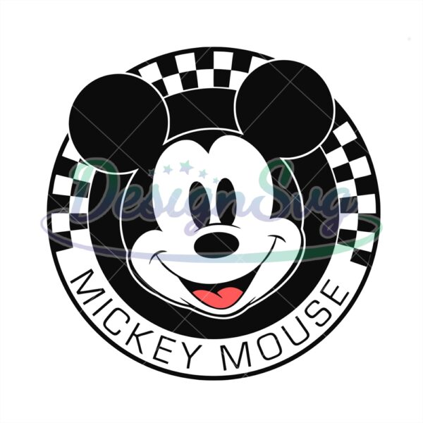 mickey-mouse-round-checkered-head-png