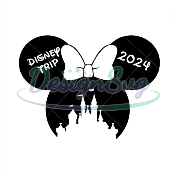 minnie-kingdom-disney-trip-2024-clipart-png
