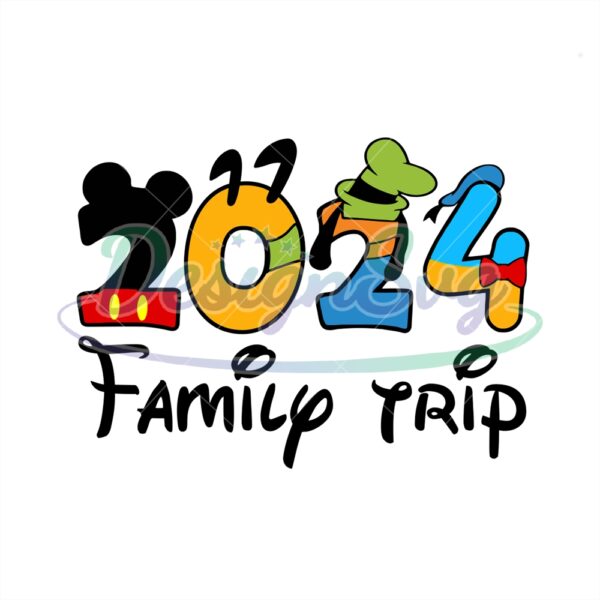 disney-mickey-friends-family-trip-2024-png