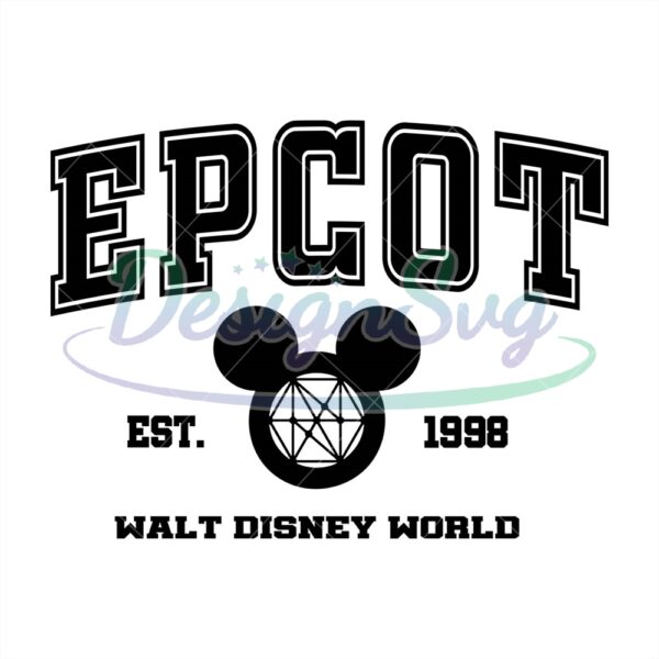 walt-disney-epcot-world-est-1998-svg