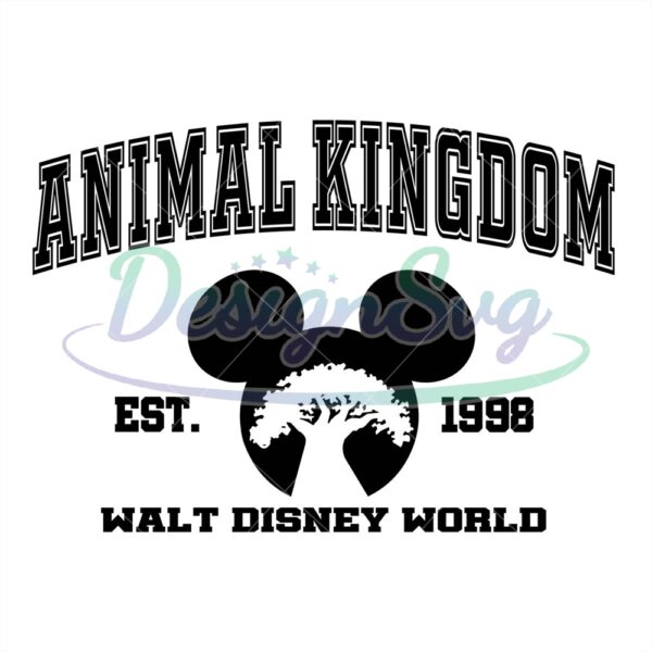 walt-disney-world-animal-kingdom-est-1998-svg