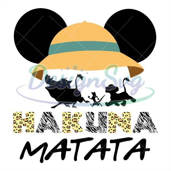 mickey-mouse-ears-hakuna-matata-svg