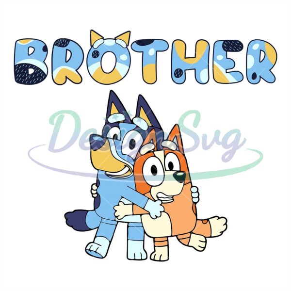 brother-bluey-and-bingo-svg