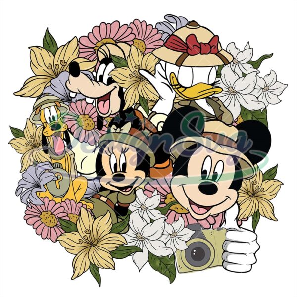 disney-flower-mickey-friends-safari-mode-png