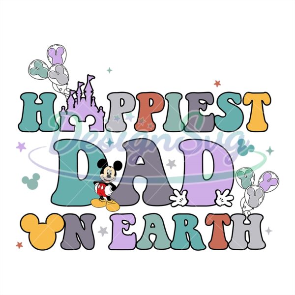 happiest-dad-on-earth-mickey-mouse-svg