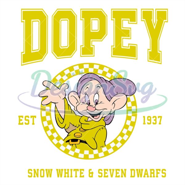dopey-disney-snow-white-and-7-dwarfs-est-1937-svg