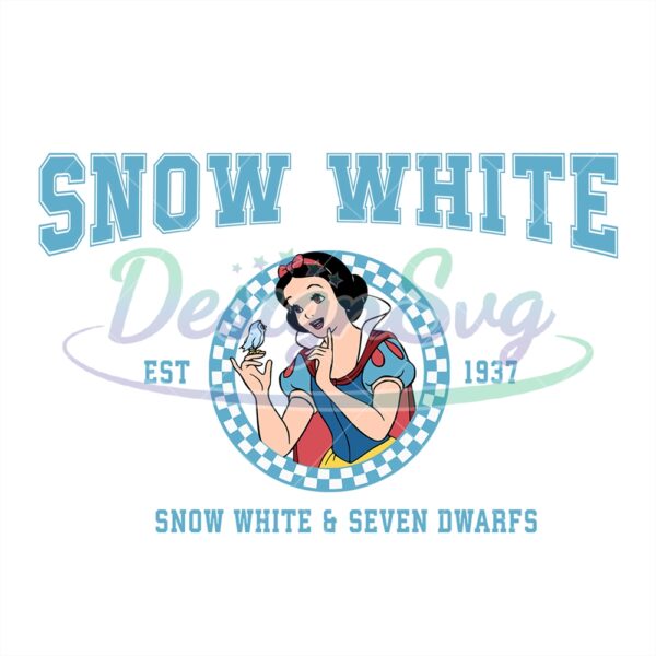 disney-princess-snow-white-and-7-dwarfs-est-1937-svg
