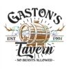 gastons-tavern-est-1991-no-beast-allowed-svg