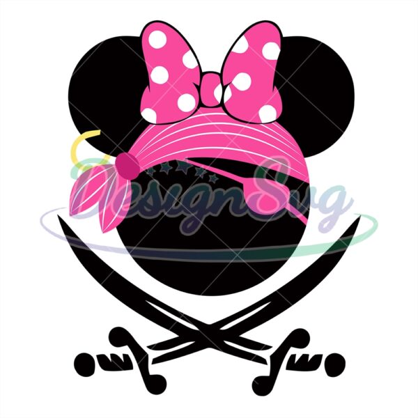 minnie-mouse-head-pirate-svg