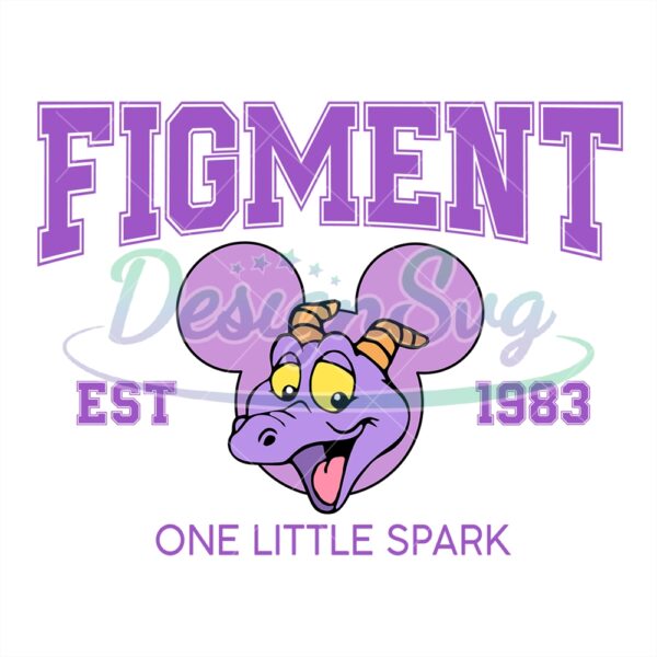 figment-one-little-spark-mickey-head-est-1983-svg