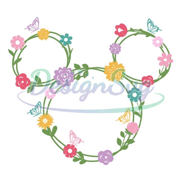 mickey-mouse-head-floral-svg