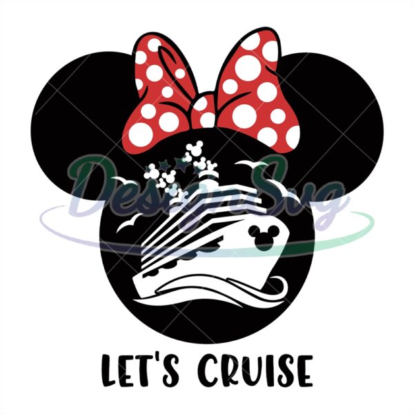 lets-cruise-minnie-mouse-clipart-svg