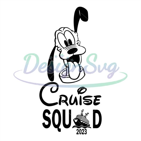 cruise-squad-dog-goofy-silhouette-svg