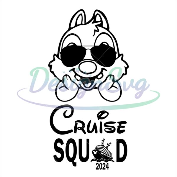 chracter-chipmunk-cruise-squad-2024-svg