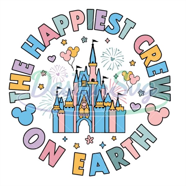 the-happiest-crew-on-earth-disney-castle-svg