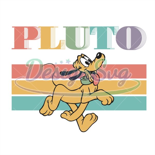 character-dog-pluto-disney-clipart-svg