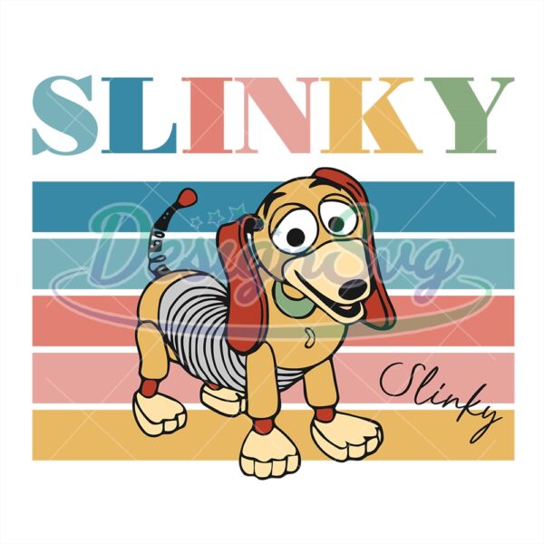 retro-toy-story-slinky-dog-disney-svg