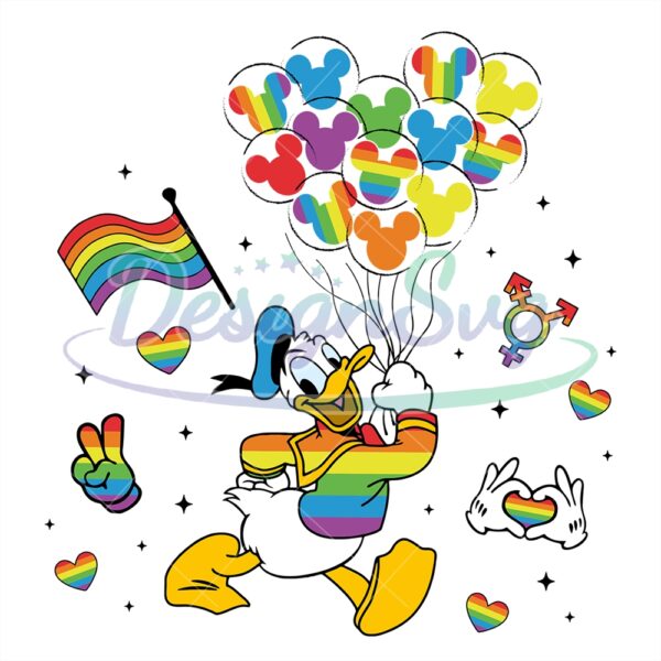 donald-duck-lgbt-pride-balloon-disney-svg