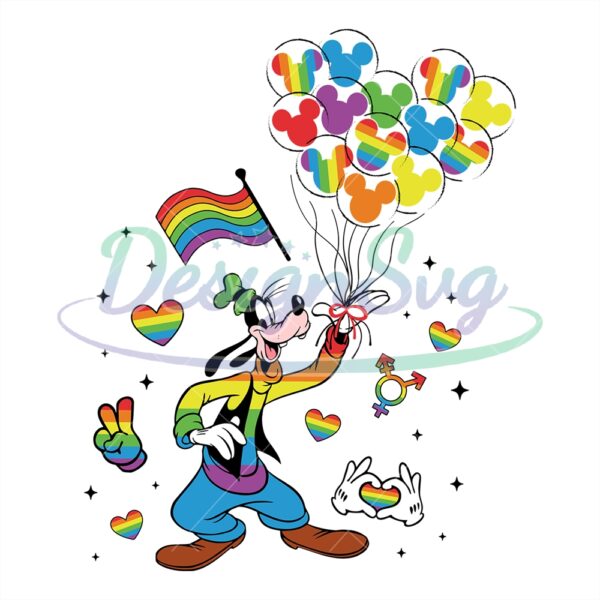 goofy-dog-lgbt-pride-balloon-disney-svg