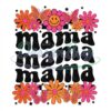 retro-mama-smiley-face-flower-svg