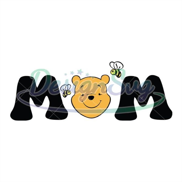 disney-mom-winnie-the-pooh-and-bees-svg