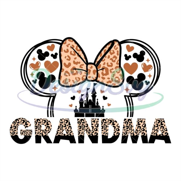 leopard-grandma-minnie-disney-kingdom-svg