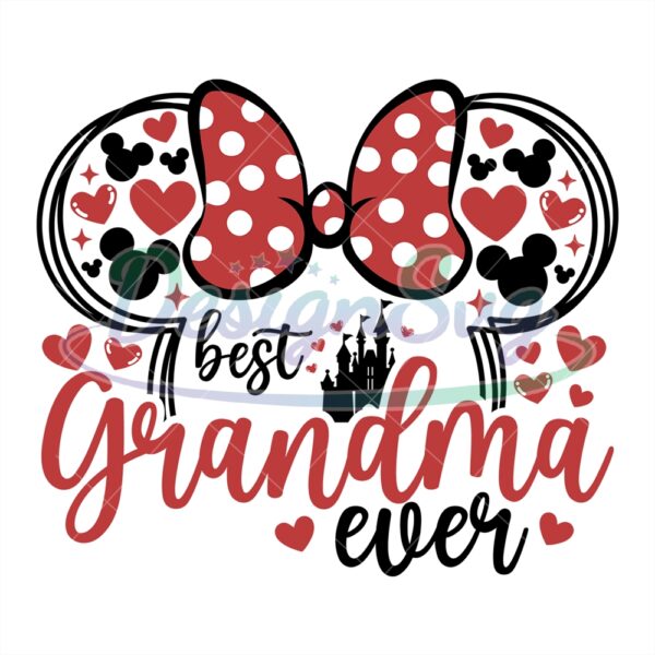 best-grandma-ever-minnie-disney-castle-svg