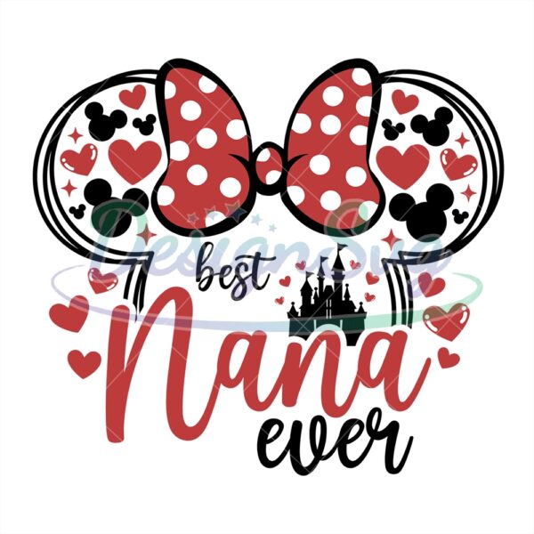 best-nana-ever-love-disney-minnie-mouse-svg