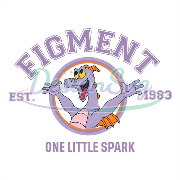 disney-figment-one-little-spark-est-1983-svg
