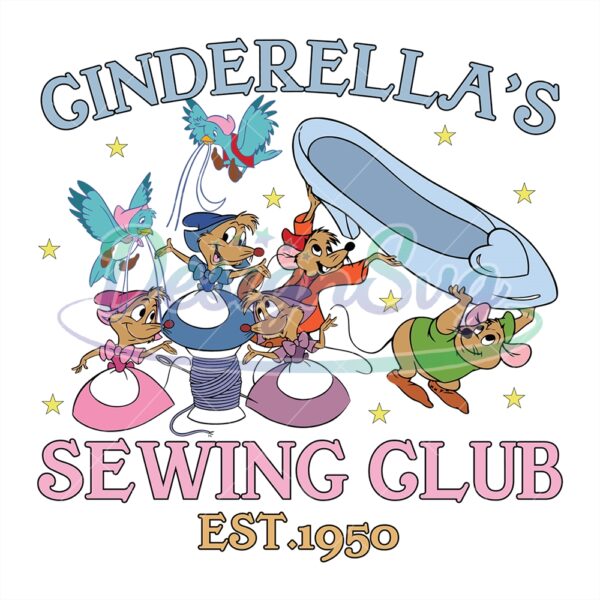 disney-cinderellas-sewing-club-est-1950-svg