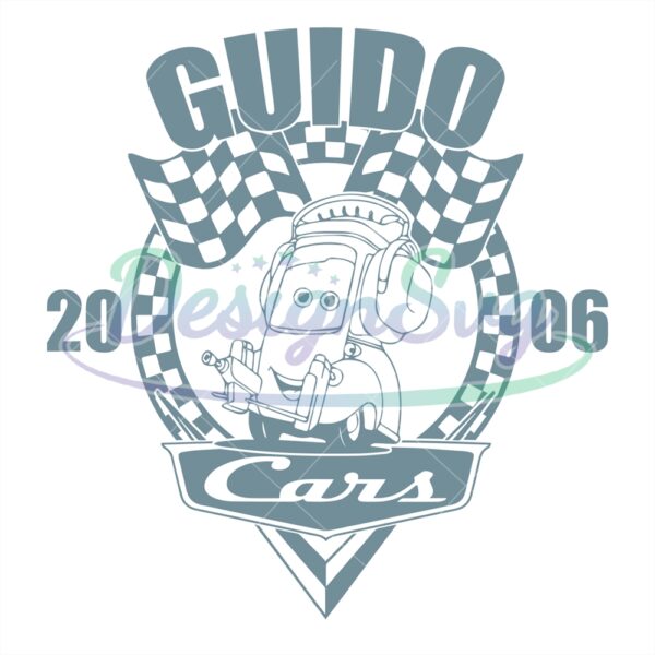 disney-checkered-cars-racing-guido-est-2006-svg